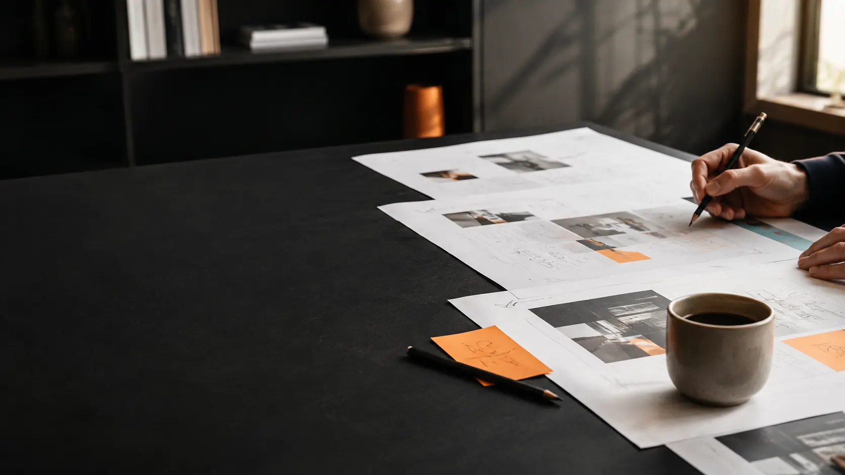 Printed website pages being reviewed after launch